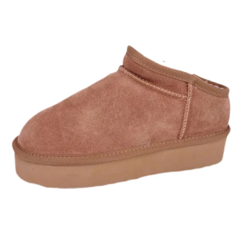 Naisten aito mokkanahka Cozy Platform Mule